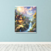 Natuur- Canvas (glans) Afdruk (Insitu (Houten vloer))