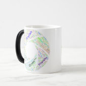 Natuur cirkel magische mok (Voorkant links)