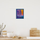 natuur citeert poster avontuur daar (Keuken)