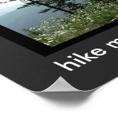 natuur citeert poster meer op berglandschap (Hoek)