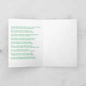 Natuur Climate Note Card Bedankkaart (Binnen)