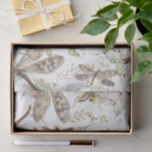 Natuur collage- Dragonvliegen Tissuepapier (Geschenk)
