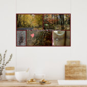 Natuur Collage Print Northwood Wisconsin Seasonal (Keuken)