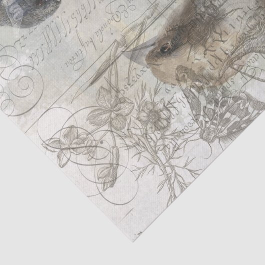 Natuur Collage Tissue Tissuepapier (Detail)