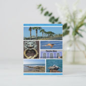 Natuur collage van San Juan, Puerto Rico Briefkaart (Staand voorkant)