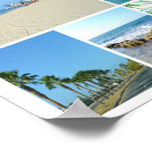 Natuur collage van San Juan, Puerto Rico Poster (Hoek)