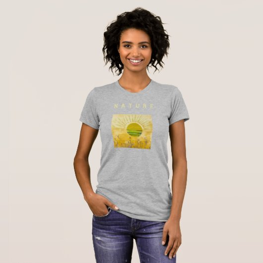 Natuur Collectie. Birthday Gift T-shirt (Voorkant volledig)