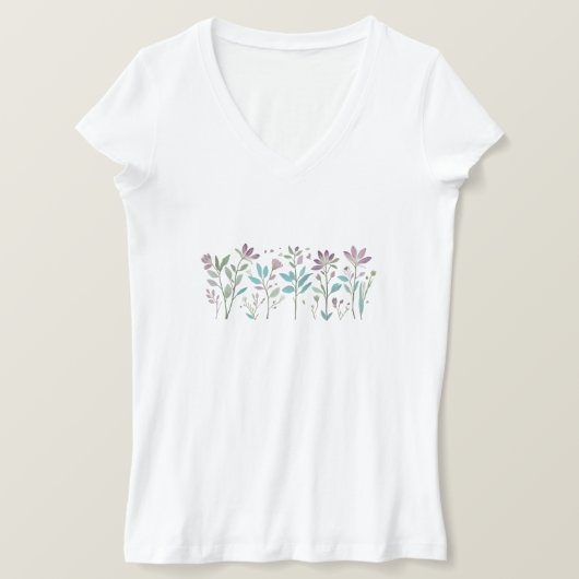 Natuur Colorful Bouquet T-shirt (Design voorkant)