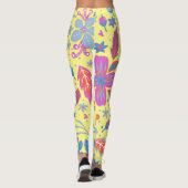 Natuur Colorful Flowers  Leggings (Achterkant)