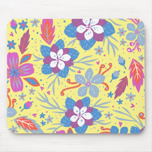 Natuur Colorful Flowers Muismat (Voorkant)