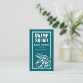 Natuur Conservation Frog of Toad Modern Visitekaartje (Staand voorkant)