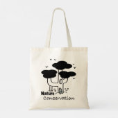 Natuur Conservation Treehouse Tote Bag (Achterkant)