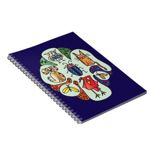 Natuur Critters notebook Notitieboek (Rechterzijde)