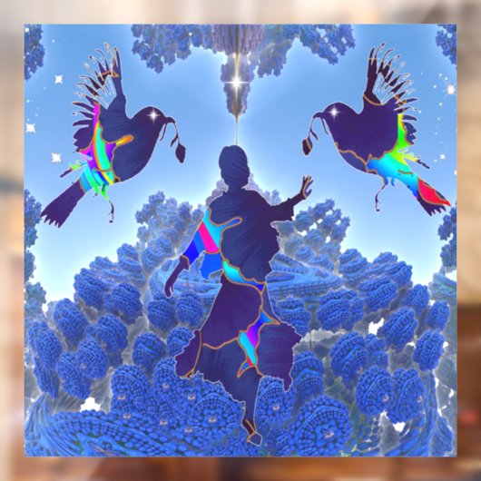 Natuur Dance Raamsticker (Vel 2)