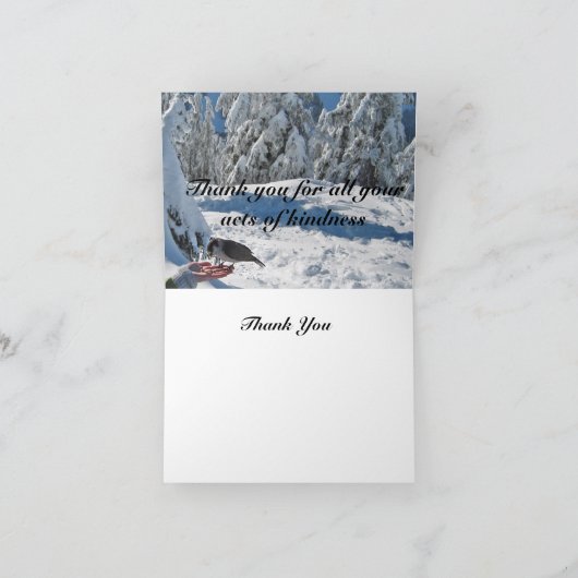 Natuur Dank je wel kaart (Binnen)