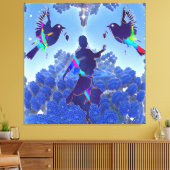Natuur Dans  Canvas Afdruk (Insitu (Woonkamer))