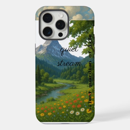 Natuur, de stille bewaker van het leven. iPhone hoesje (Achterkant)