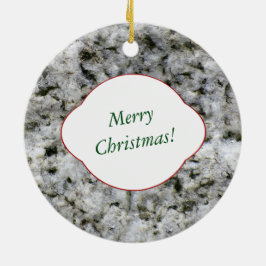 Natuur Decoratieve Witte Granieten Rots met Tekst Keramisch Ornament