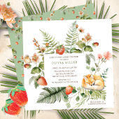 Natuur Delight Fox Baby shower Kaart