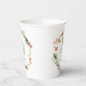 Natuur Delight Herten Baby shower Papieren Bekers (Links)