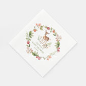 Natuur Delight Herten Baby shower Servet (Hoek)