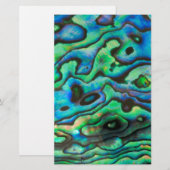 Natuur design paua abalone shell briefpapier (Voorkant / Achterkant)