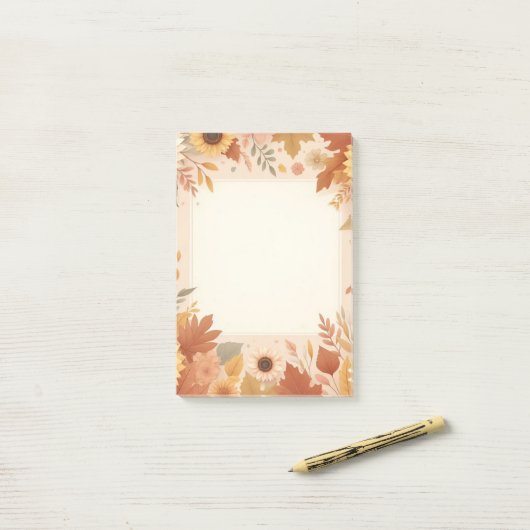 natuur design Post-it® notes, 4" x 6" Notes (Op bureau)