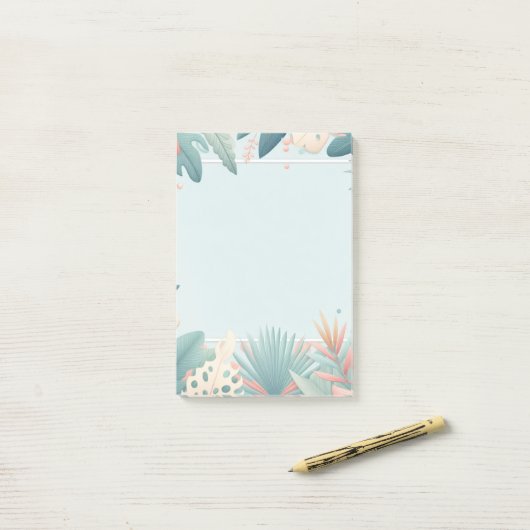 natuur design Post-it® notes, 4" x 6" Notes (Op bureau)