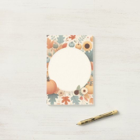 natuur design Post-it® notes, 4" x 6" Opmerking Notes (Op bureau)