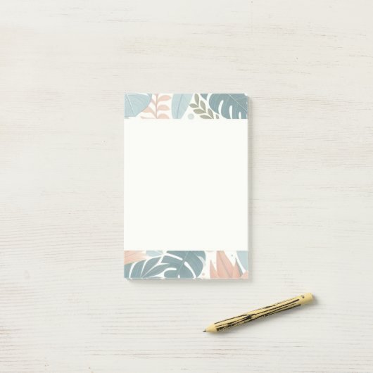 natuur design Post-it® notes, 4" x 6" Post-it® Notes (Op bureau)