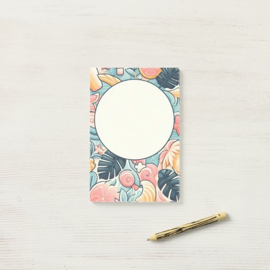 natuur design Post-it® notes, 4" x 6" Post-it® Notes (Op bureau)