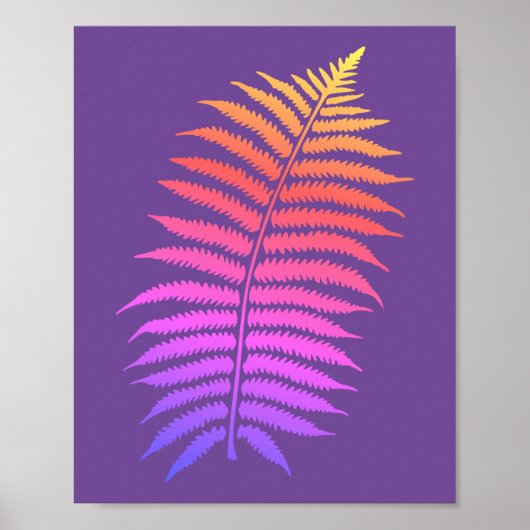 natuur design poster wand kleurrijk (Voorkant)