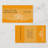 Natuur Design White Lotus Bold Elegant Visitekaartje (Voorkant / Achterkant)