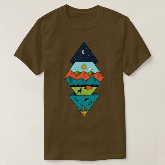 Natuur Diamond T-shirt (Design voorkant)