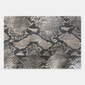 Natuur Dieren Giraffe Python Snake Leopard Skins Inpakpapier Vel (Voorkant 3)