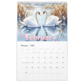 Natuur dieren habitat kalender (Feb 2027)