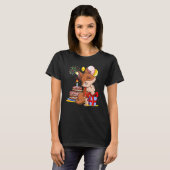 Natuur dierlijk stookoxel vos t-shirt (Voorkant volledig)