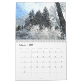 Natuur Digitale Waterverven Agenda Kalender (Feb 2027)