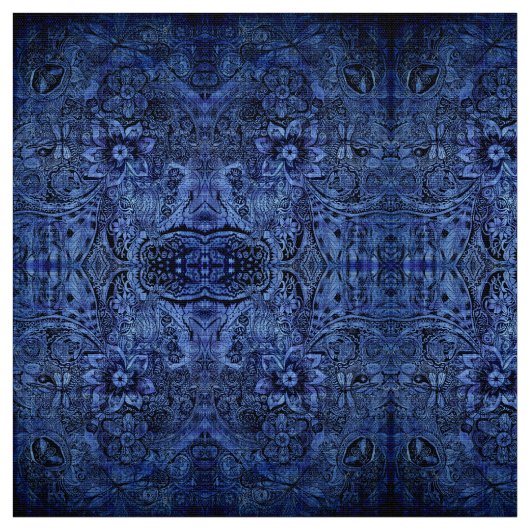 Natuur Doodle Kaleidoscoop Stof (Swatch)