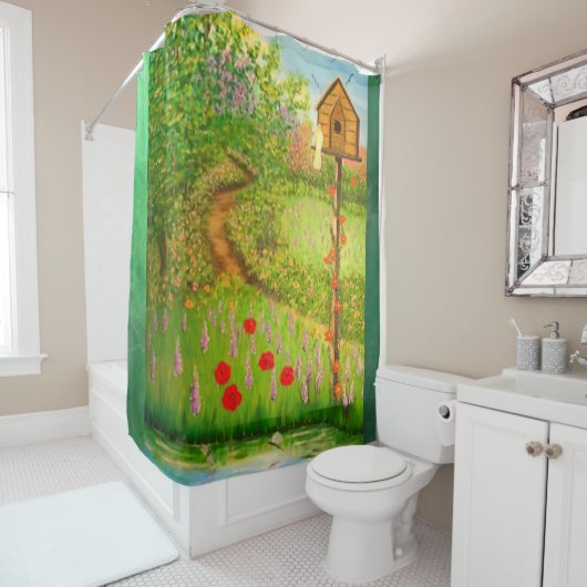 Natuur Douchegordijn (In situ)