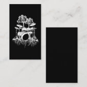 Natuur Drumming Tree Roots Drummer Musician Visitekaartje (Voorkant / Achterkant)