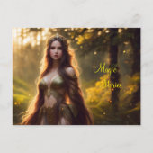 natuur dryad - kunstschildpad briefkaart (Voorkant)