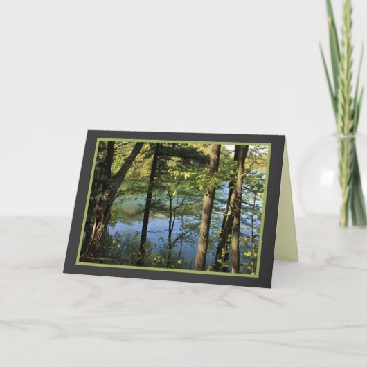 Natuur: een kamer voor mezelf kaart (Voorkant)