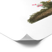 Natuur eikenboom bos kwekerij decor poster (Hoek)