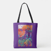 Natuur eist huis terug tote bag (Achterkant)