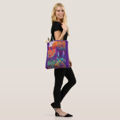 Natuur eist huis terug tote bag (Op model)