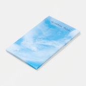 Natuur Elegant Sjabloon White Clouds Blue Sky Post-it® Notes (Schuin)