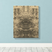 Natuur elementair - omcirkeld Canvas Afdruk (Insitu (Houten vloer))