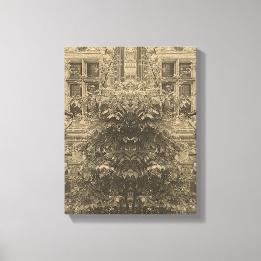 Natuur elementair - omcirkeld Canvas Afdruk (Voorkant)