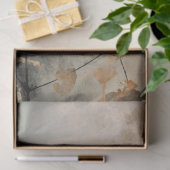 Natuur Elementen Abstracte Botanische Achtergrond Tissuepapier (Geschenk)